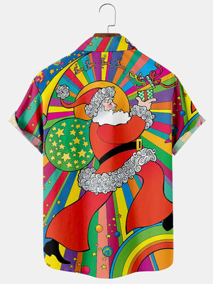 Christmas Hippie Magical Santa - Hawaiian Shirt