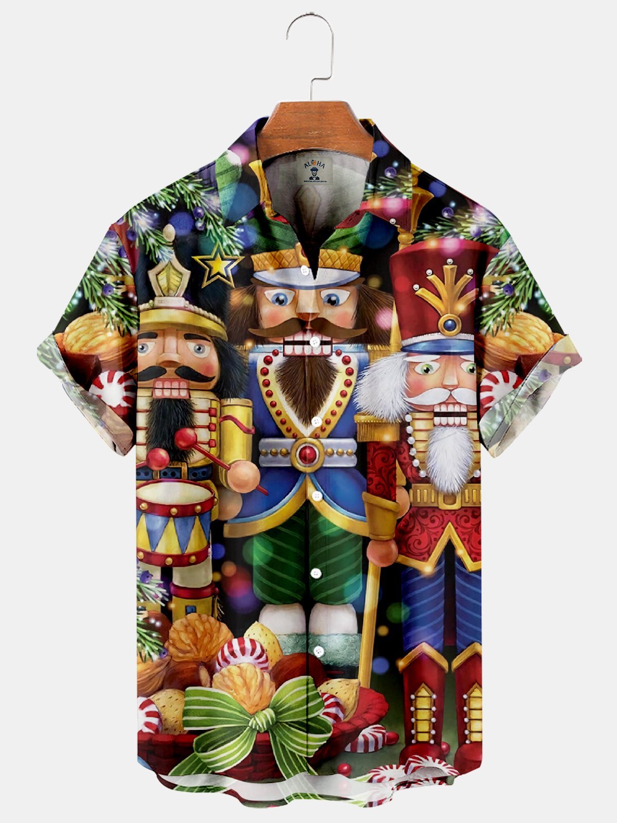 Three Walnut Soldiers Christmas - Hawaiian Shirt