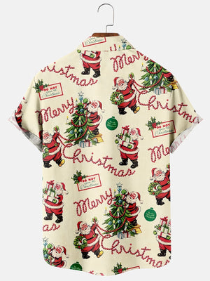 Cute Santa Do Not Open Till Christmas - Hawaiian Shirt