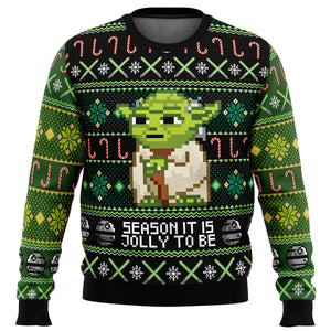 Star Wars Season It Is Jolly To Be Yoda - Ugly Christmas Sweater