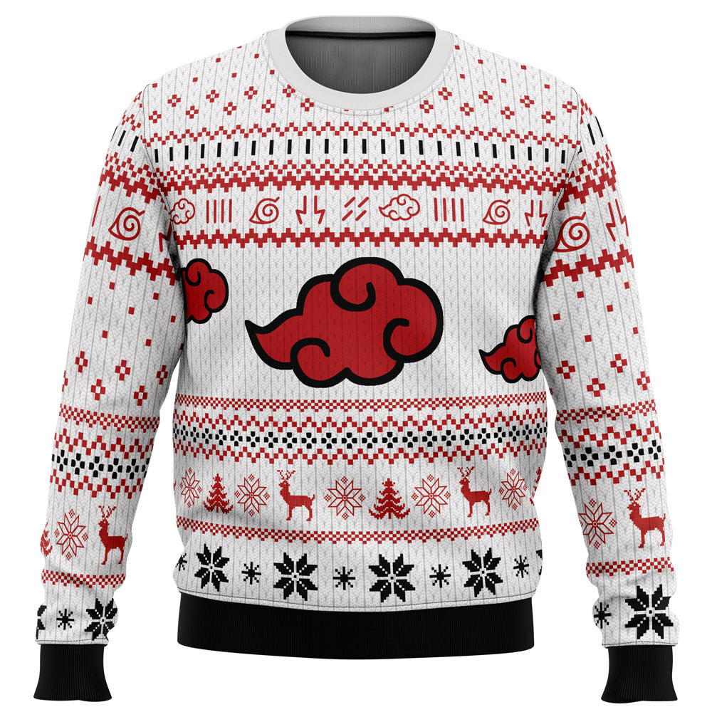 White Christmas Akatsuki - Ugly Christmas Sweater